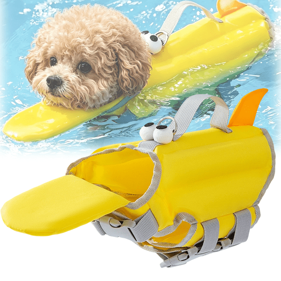 Dog Life Jacket With Chin Float, High Buoyancy Swimming Vest With Rescue Handle, Adjustable Reflective Safety Vest For Small Large Dogs Beach Pool Boating