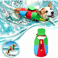 thumbnail image 1 of Dog Life Jacket with Chin Float (Red) | High Buoyancy Dog Swimming Vest with Rescue Handle & Reflective Stripes, Adjustable, Tear Resistant for Small and Large Dogs, 1 of 6