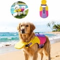 thumbnail image 1 of Dog Life Jacket High Flotation Puppy Safety Vest for Swimming Boating, Dog Swim Vest Reflective Water Vest Pet Life Preserver with Rescue Handle, 1 of 9