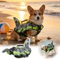 thumbnail image 1 of Dog Life Jacket High Flotation, Reflective Dogs Life Vest for Swimming Boating, Adjustable Small Medium Large Dog lifejacket, Lightweight Dogs Life Jacket Handle Spring Summer Pool, 1 of 7