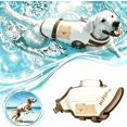 thumbnail image 1 of Dog Life Jacket, Orange Rabbit Dog Life Vest for Small Medium Dogs, Adjustable Pet Swimming Vest with Buoyancy Support, Puppy Floatation Jacket for Beach, Pool, Boating & Summer Water Activities, 1 of 5