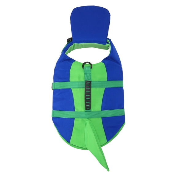 Dog Life Jacket, Safety Life Vest with Front Chin Float and Rescue Handle High Buoyancy Puppy Floating Swim Vest