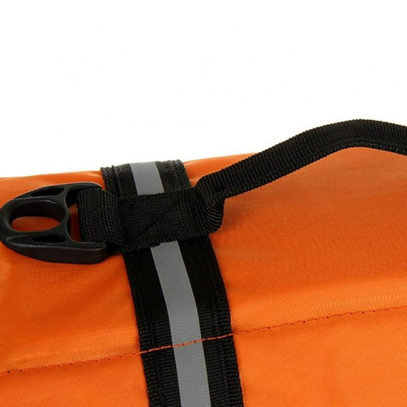 Dog Life Jacket Vest Saver Safety Swimsuit with Reflective Stripes and Adjustable Belt