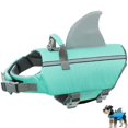 thumbnail image 1 of Dog Life Vests, Dogs Floats for Swimming, Boat, Pool, Ripstop Dog Life Jacket with High Buoyancy and Lift Handle for Small and Medium Breeds,Sky Blue,S, 1 of 9