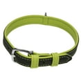 thumbnail image 1 of Dog Line L1012-LIME-MD Soft Leather Dual Color Dog Collar, Lime Green - Medium, 1 of 1