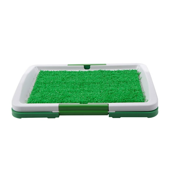 Dog Litter Box Pad Potty Training Synthetic Grass Mesh Tray 3 Layer Pet Toilet for Dogs Indoor Outdoor Use