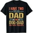 thumbnail image 1 of Dog Lover Dad Funny Puppy Father Quote Fathers Day Saying T-Shirt, 1 of 4