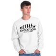 thumbnail image 1 of Dog Lover Evolution Funny Pet Owner Sweatshirt for Men or Women Brisco Brands S, 1 of 5