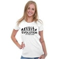 thumbnail image 1 of Dog Lover Evolution Funny Pet Owner Womens Fitted Plus Size Graphic Tee Brisco Brands 3X, 1 of 5