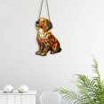 thumbnail image 1 of Dog Lover Gift Acrylic Pendant - Unique Dog-Themed Collectible Art Ornament for Home, Car, Office Decor - Lightweight Durable Pet Lover Accessory, 1 of 4