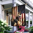 thumbnail image 1 of Dog Lover Gift For Dog Lover German Shepherd American Flag HG, 1 of 1