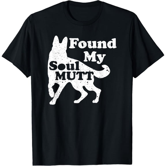 Dog Lover Gift, Found My Soul Mutt T-shirt, A Dog Lover Tee