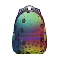 thumbnail image 1 of Dog Lover Gift School Bag with Adorable Dog-Themed Prints, Featuring Paw Prints and Bones, Ideal for Daily Use, 1 of 5