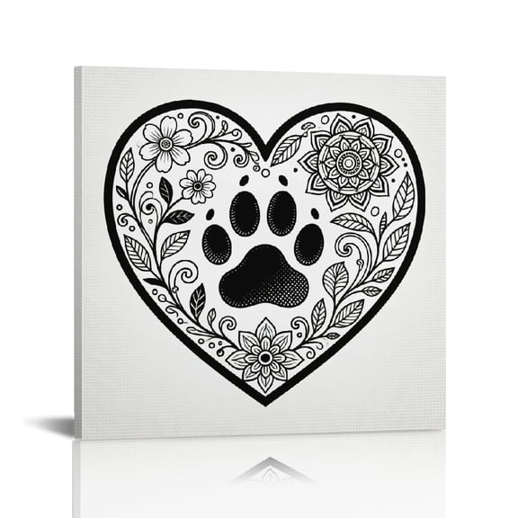 Dog Lover Gifts Canvas Wall Art, Canvas Prints Wall Art, Canvas Print Ready To Hang Room Home Art Decor