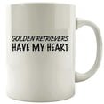 thumbnail image 1 of Dog Lover 11 oz Coffee Mug - Golden Retriever Have My Heart White Ceramic Gift, 1 of 4