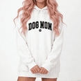 thumbnail image 1 of Dog Lover Inspired Dog Mom Graphic Hoodie Womans Print White/Black Size S-2XL Daily Outing Comfort Tops, 1 of 4