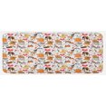 thumbnail image 1 of Dog Lover Kitchen Mat, Cartoon Canines Bullterrier Doberman Husky Spaniel Love Theme Funny Characters, Plush Decorative Kitchen Mat with Non Slip Backing, 47" X 19", Multicolor, by Ambesonne, 1 of 1