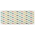thumbnail image 1 of Dog Lover Kitchen Mat, Colorful Scottish Terrier Silhouettes Polka Dot Backdrop Purebred Animal Pattern, Plush Decorative Kitchen Mat with Non Slip Backing, 47" X 19", Multicolor, by Ambesonne, 1 of 1
