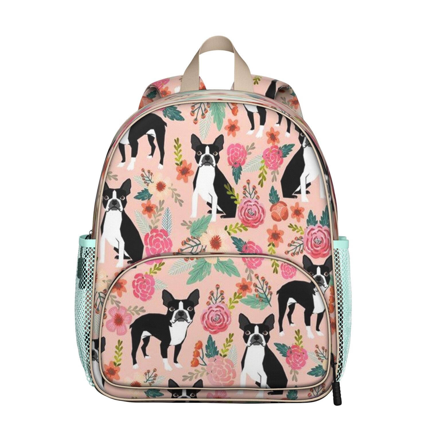 Dog Lover Travel Backpack with Cute Puppy and Paw Print, Lightweight ...