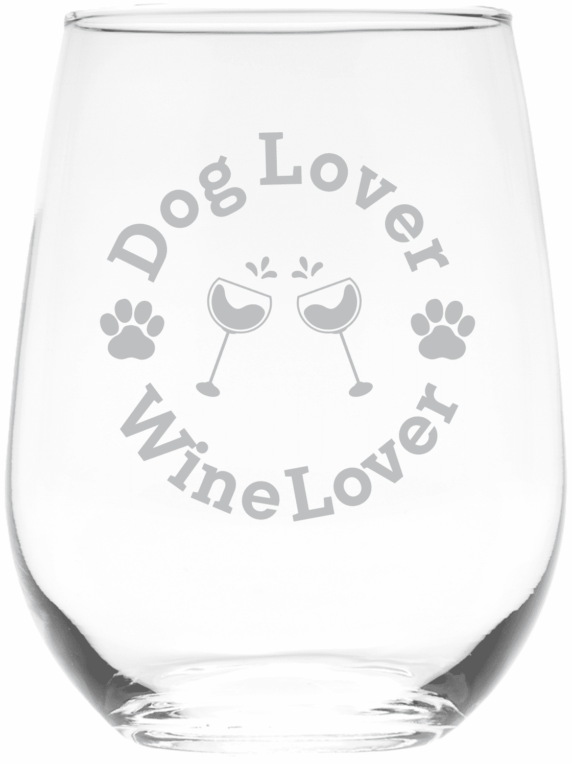 15 Oz Wine Glass For Pet Lovers Welsh Corgi Engraved Stemless Wine Glass -  15 Oz, Dog Lover Gift, Personalized Laser Engraved Corgi Glasses