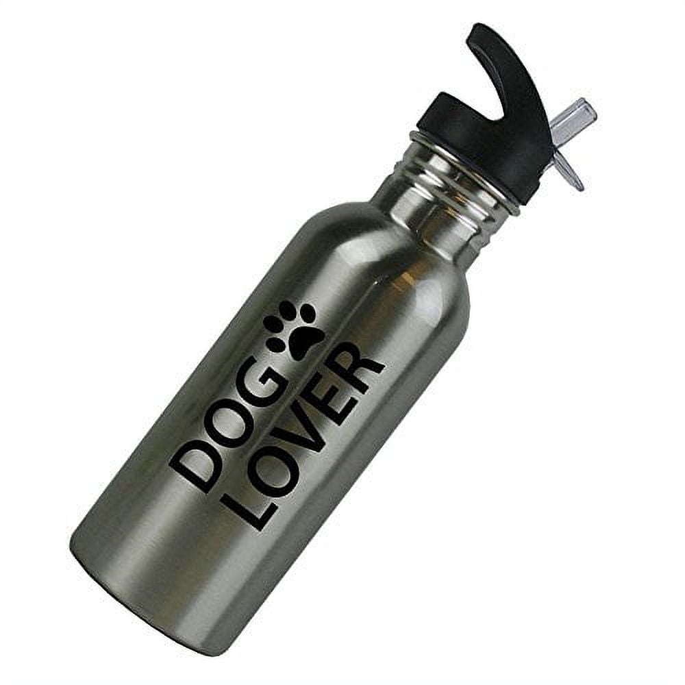 Mr & Mrs Wedding Water Bottle Set - Stainless Steel 20oz Bottles With Straw Lids
