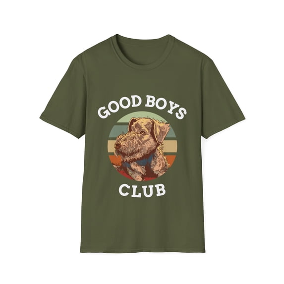 Dog Lovers Good Boy Novelty Sunset Family Graphic Apparel