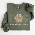 thumbnail image 1 of Dog Mama, Leopard Print Sweatshirt, Mother's Day Gift, 1 of 2