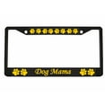thumbnail image 1 of Dog Mama Style Heavy Duty Metal License Plate Frame Personalise/Car Accessories Car Tag Holder Cover/Carbon (Black/Carbon/Yellow), 1 of 6