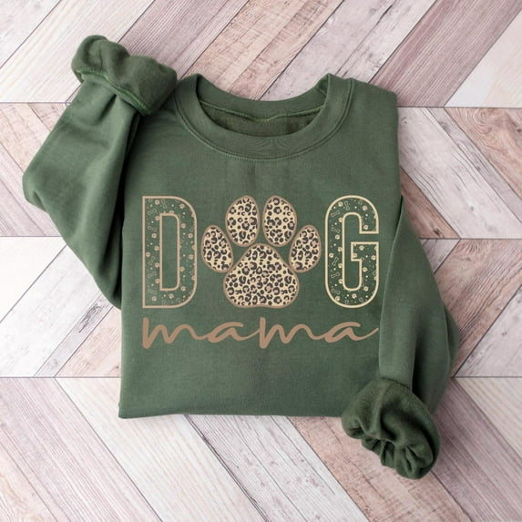 Dog Mama Sweatshirt KMH Dog Mom Gift Dog Mama Sweatshirt Dog Mom Sweatshirt for Women Dog Mama Sweater Dog Parent Sweatshirt Dog Lover Gift