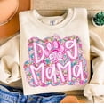 thumbnail image 1 of Dog Mama Sweatshirt, Preppy Dog Mom Flower Shirt, Mom Life Shirt, Mama Sweatshirt, Dog Coquette Sweatshirt, Dog Gifts Shirt, Gift for Mother Sweatshirt, 1 of 5