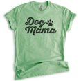 thumbnail image 1 of Dog Mama T-shirt, Unisex Women's Shirt, Dog Mom Shirt, Best Gift for Dog Lovers, Heather Apple Green, Medium, 1 of 6