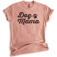 thumbnail image 1 of Dog Mama T-shirt, Unisex Women's Shirt, Dog Mom Shirt, Best Gift for Dog Lovers, Heather Sunset, X-Small, 1 of 6