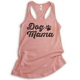 thumbnail image 1 of Dog Mama Tank Top, Ladies Racerback Tank Top, Dog Mom, Dog Lover Tank, Desert Pink, Small, 1 of 3