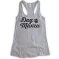 thumbnail image 1 of Dog Mama Tank Top, Ladies Racerback Tank Top, Dog Mom, Dog Lover Tank, Heather Gray, Small, 1 of 3