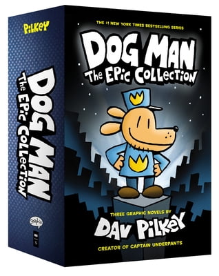 Pre-Owned Dog Man: The Epic Collection: From the Creator of Captain Underpants (Dog Man #1-3 Box Set), 9781338230642, 1338230646, Hardcover, Box edition