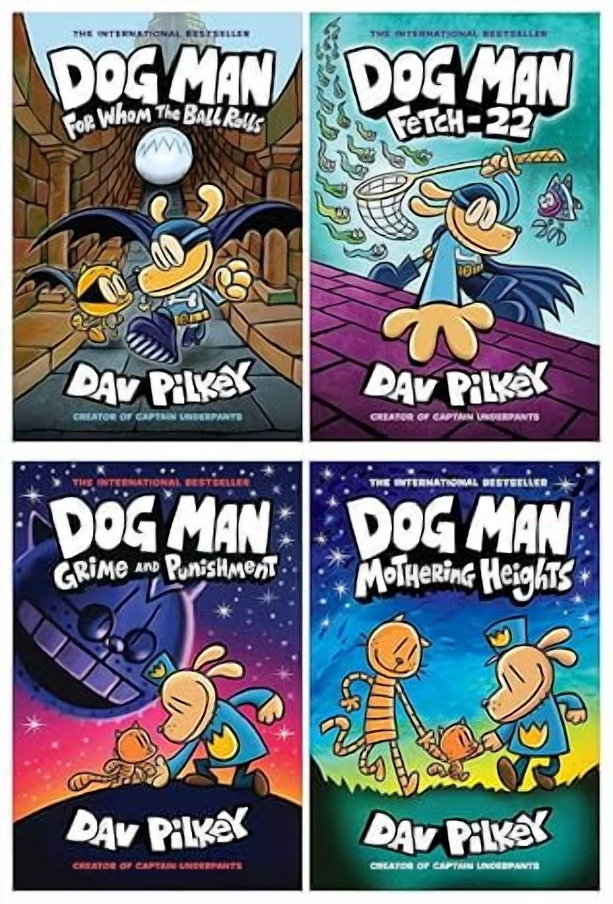 Dog Man [4 Books] Collection A Graphic Novel - Hardcover