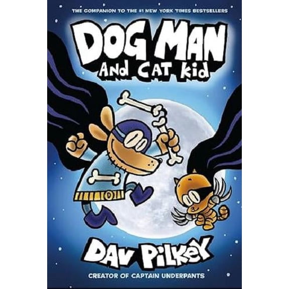 Dog Man 4: Dog Man and Cat Kid (Paperback) by Dav Pilkey