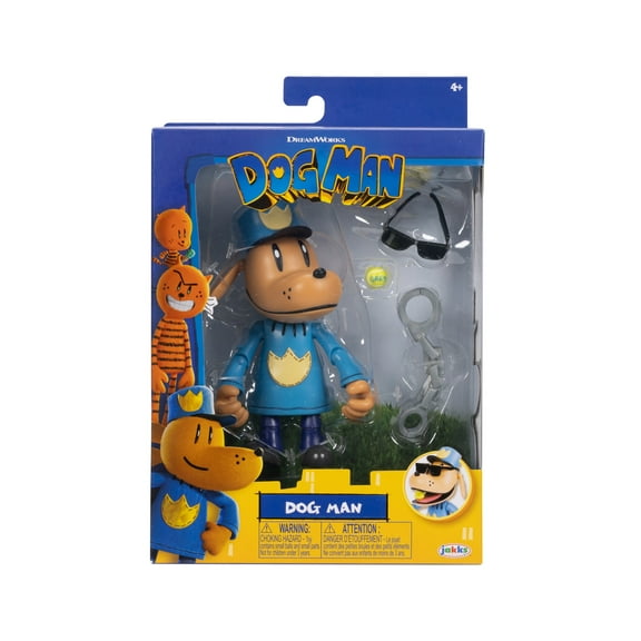 Dog Man 5 inch Dog Man Action Figure with 3 Accessories for Child Age 3+