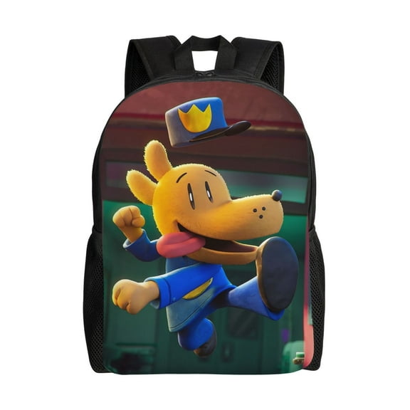 Dog Man Backpack, Cartoon Anime Laptop Backpack Travel Backpacks for men women Casual Daypack for Hiking Gifts