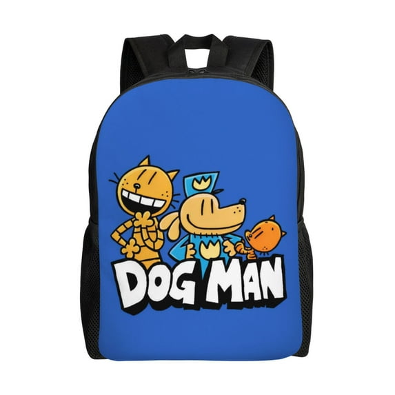 Dog Man Backpack, Cartoon Anime Laptop Backpack Travel Backpacks for men women Casual Daypack for Hiking Gifts