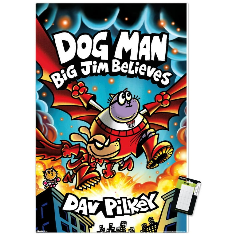 Dog Man: Big Jim Believes (2025) - Book Cover Wall Poster, 14.725