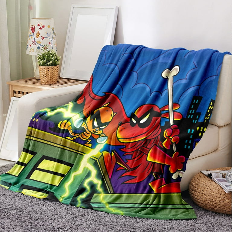 Dog Man Blanket Ultra-Soft Throw Blanket Fleece Blankets for