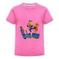 thumbnail image 1 of Dog Man & Cat Friend Lineup Kids Boys Girls T-Shirt – Colorful Comic Tee Top with Fun Design, 1 of 3