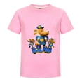 thumbnail image 1 of Dog Man Character Lineup Pose Kids Shirt – Boys Girls Graphic T-Shirt Tee Top for Fans of Comic Series, 1 of 4