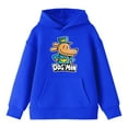 thumbnail image 1 of Dog Man Character Posing Youth Royal Blue Long Sleeve Hooded Sweatshirt-XXL, 1 of 4