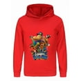 thumbnail image 1 of Dog Man Comic Explosion Kids Hoodie – Heroic Action Graphic Sweatshirt for Boys & Girls, 1 of 4