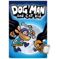 thumbnail image 1 of Dog Man - Dog Man And Cat Kid Book Cover Wall Poster, 22.375" x 34", 1 of 4