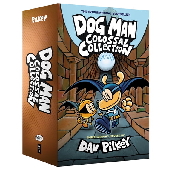 Dog Man Dog Man Colossal Collection (Dog Man #7-9 Box Set), (Paperback)