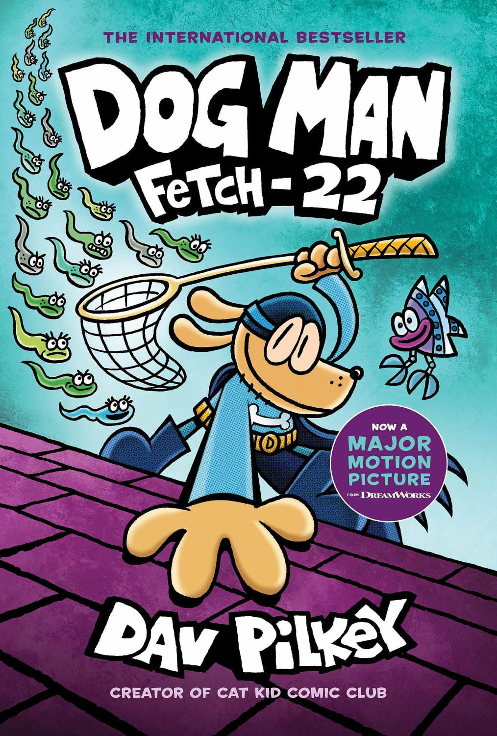 Dav Pilkey's New Dog Man Comic Book: Fetch-22, Graphic Novel #8