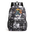 thumbnail image 1 of Dog Man Galaxy Lightning Black Backpack, Starry Night Anime Design School Bag with Laptop Space and Daily Functionality, 1 of 2